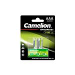 باتری شارژی نیم قلمی AR کملیون Camelion AAA 1100mAh Ni-MH 1.2v – کارت 2 عددی