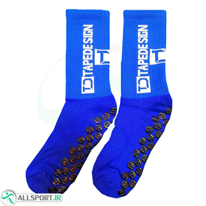 جورراب استپ دار تیپ دیزاین  Tape Design Socks Blue