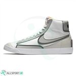 کتانی نایک  طرح اصلی  Nike Blazer Mid 77 White Gray