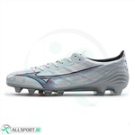 کفش فوتبال میزانو آلفا طرح اصلی Mizuno Alpha Vapor FG MG Silver