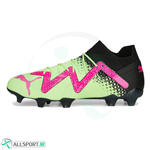 کفش فوتبال پوما  فیوچرطرح اصلی  Puma Future Ultimate FG AG Superfly Tricks Pack Green Black Pink