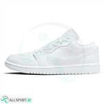 کتانی رانینگ نایک طرح اصلی Nike Air Jordan1 Low White