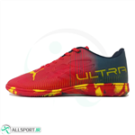 کفش فوتسال پوما الترا طرح اصلی Puma Ultra IC Red Yellow