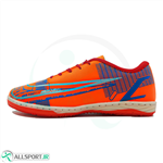 کفش فوتسال سایز کوچک نایک مرکوریال  Nike Mercurial Orange Blue