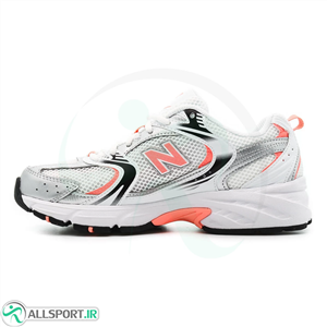 کتانی رانینگ زنانه نیو بالانس طرح اصلی New Balance 530  White Pastel Pink