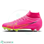 کفش فوتبال نایک ایر زوم مرکوریال طرح اصلی Nike Air Zoom Mercurial Superfly 9 Elite SG  Pink Green Black