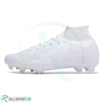 کفش فوتبال نایک ایر زوم مرکوریال طرح اصلی Nike Air Zoom Mercurial Superfly 9 Elite FG White Purple