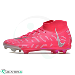 کفش فوتبال نایک فانتوم طرح اصلی Nike Phantom Luna FG Pink Silver