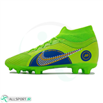 کفش فوتبال سایز کوچک نایک مرکوریال  طرح اصلی Nike Mercurial Green Blue