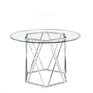 میز ناهارخوری مدرن 4 نفره گرد فوبورو مدل ME460