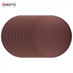 سمباده پشت کرکی مدل SMPK171 زبری 80 بسته 10 عددی
