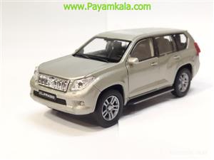 ماشین اسباب بازی تویوتا لندکروز پرادو ( TOYOTA LAND CRUISER PRADO BY WELLY) نقره ای