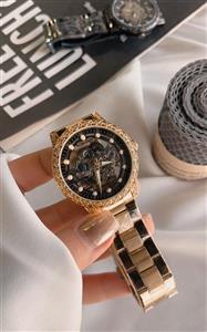 ساعت مچی مردانه بند استیل چرخ دنده ای بین باند