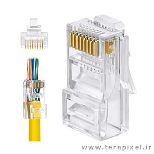 سوکت شبکهCAT6 OPEN END BOLD