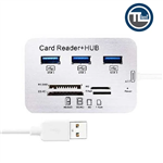 هاب کمبو VERITY USB3 HUB-H408