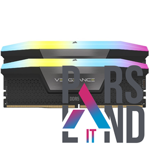 رم دسکتاپ کورسیر دوکاناله Corsair Vengeance RGB DDR5 64GB 5200MHZ