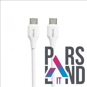 کابل Type-C to Type-C اکسیژن مدل OXYGEN LX4 طول 1 متر