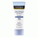 ضد آفتاب اولترا شیر نوتروژنا Neutrogena Ultra Sheer بی رنگ SPF 70