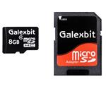 کارت حافظه microSD گلکسبیت مدل 333X کلاس 10 استاندارد U1 سرعت 50MBps همراه با آداپتور SD ظرفیت 8 گیگابایت