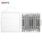 Silver Chrome Mirror Two Side Screwdriver Bit 10 PCS