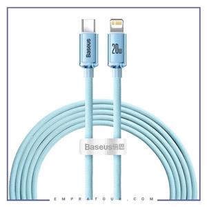 کابل شارژ تایپ سی به لایتنینگ 20 وات بیسوس Baseus Crystal Shine Data Cable CAYJ000301 