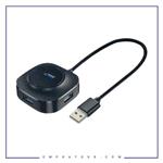 هاب یو اس بی چهار پورت کوتتسی Coteetci Universal 4in1 USB Hub 83007