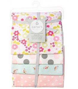 خشک کن کارترز گل و قلب Carters Flower and Heart Drying Towel