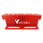پایه نگهدارنده دیواری وی گارد مخصوص  فرچه صفرشویی رنگ قرمز V Guard Detailing Holder