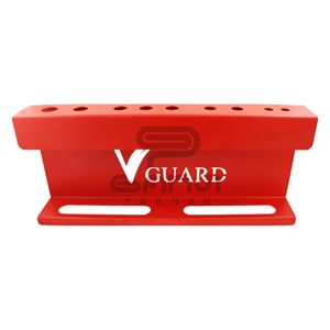 پایه نگهدارنده دیواری وی گارد مخصوص  فرچه صفرشویی رنگ قرمز V Guard Detailing Holder