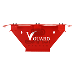 پایه نگهدارنده دیواری وی گارد مخصوص سه عدد دستگاه پیستوله رنگ قرمز V Guard Holder