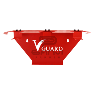 پایه نگهدارنده دیواری وی گارد مخصوص سه عدد دستگاه پیستوله رنگ قرمز V Guard Holder 