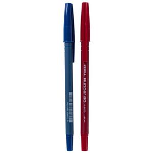 خودکار زبرا مدل Rubber 80 - بسته 2 عددی - رنگ آبی و قرمز Zebra Rubber 80 Pen - Blue And Red