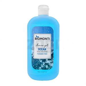 شامپو بدن بدون سولفات و پارابن بیومونتی Biomonti Ocean با رایحه اقیانوس 1000 میل