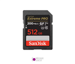 کارت حافظه SD سندیسک SanDisk Extreme Pro ظرفیت 512GB سرعت 200MB/s