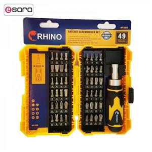 مجموعه 49 عددی سری پیچ گوشتی رینو کد 2933