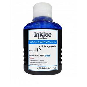 جوهر 100 میل اینکتک داخلی 178/920 آبی اچ پی Inktec ink HP 178/920 cyan