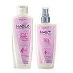 پک شامپو و اسپری مو اوریفلیم مدل HairX - Gloss moisture