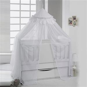 پشه بند تخت نوزاد با میله کیدبو