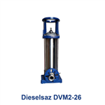 پمپ تک عمودی طبقاتی دیزل ساز مدل Dieselsaz DVM2-26