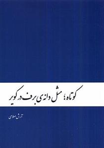 کتاب کوتاه مثل دانه‌ی برف در کویر 