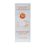 کرم ضدآفتاب فاقد چربی نواکر حجم Novakar oil-free sunscreen cream size 50 ml