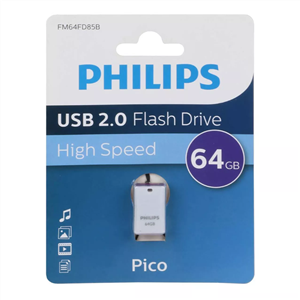 Philips Pico USB 2.0 Flash Memory – 64GB (گارانتی  مادام‌العمر استار مموری)