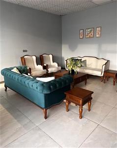 مبل کلاسیک چستر فرانسوی کاترین 8 نفره