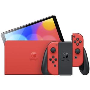 کنسول بازی Nintendo Switch OLED Model Mario قرمز Red Edition 