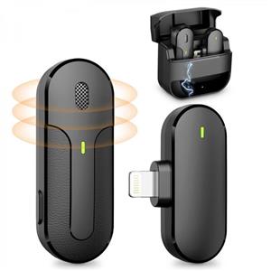 میکروفون یقه ای بی سیم مدل m8 تکی لایتنینگ و تایپ سی