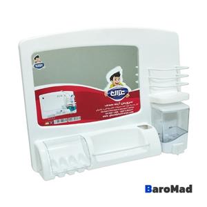 آینه سرویس بهداشتی غزال طرح صدف کد GH 45