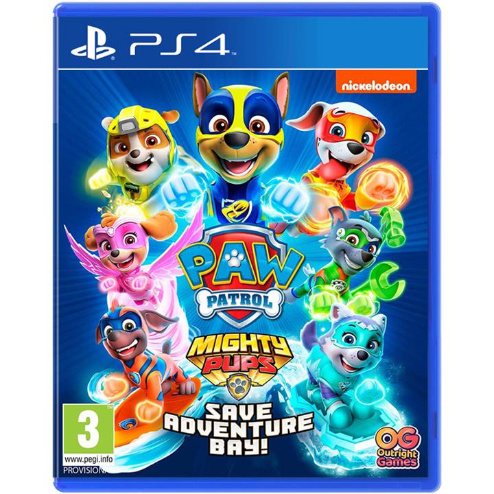 PAW Patrol Mighty Pups Save Adventure Bay! - PS4 کارکرده