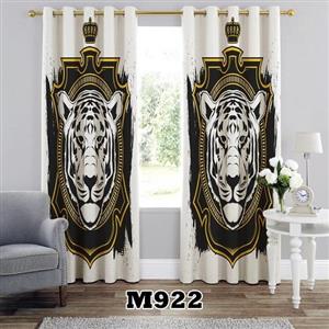 پرده چاپی طرح حیوانات کد Z922 مجموعه 2عددی