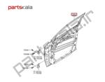 درب جلو راست هیوندایi20مونتاژ
