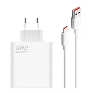 شارژر دیواری 120 وات شیائومی به همراه کابل تبدیل USB-C